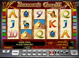 Pharaohs Gold III в казино онлайн